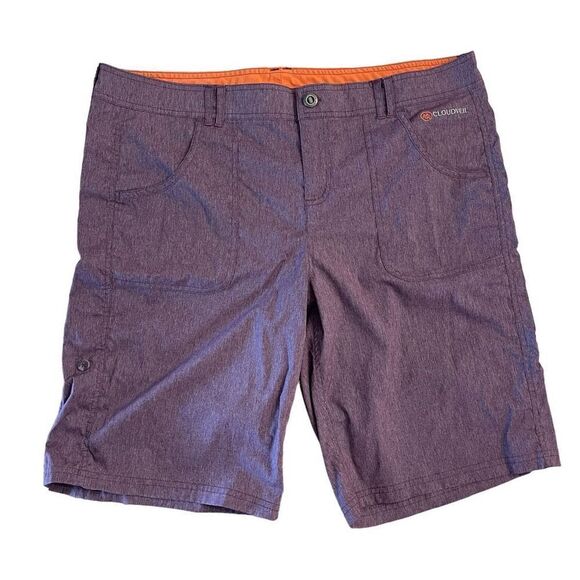 Cloudveil Men's Casual Long Short Flat Front Purple Size XXL - Picture 1 of 7